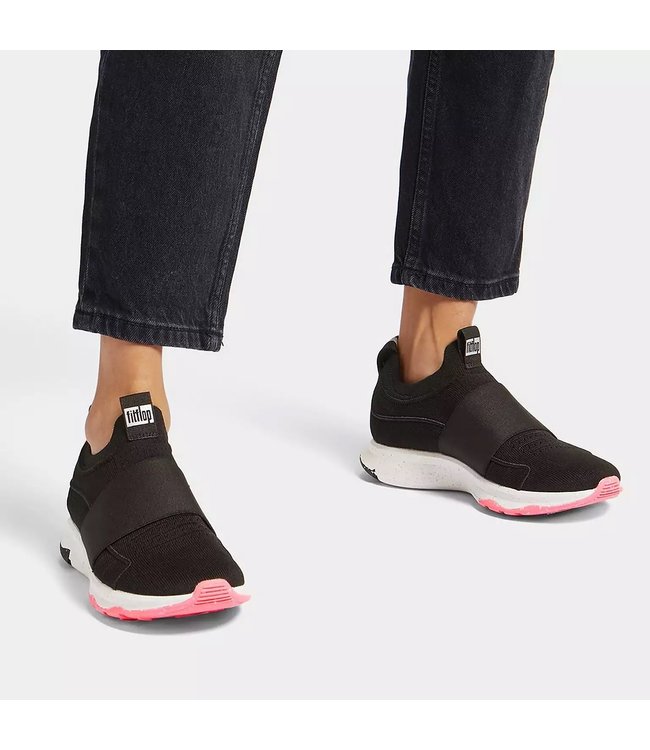 Fitflop VITAMIN  KNIT ELASTIC SPORTS SNEAKERS Black Mix