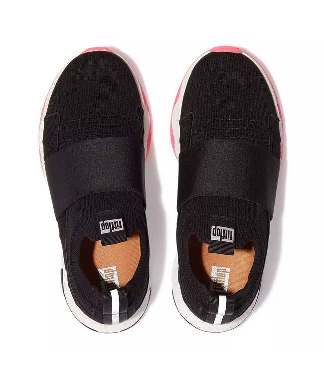 Fitflop VITAMIN  KNIT ELASTIC SPORTS SNEAKERS Black Mix