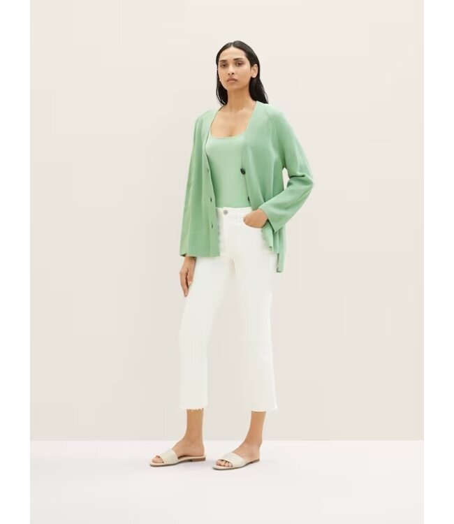 Tom Tailor Sleeveless Top with a square neckline