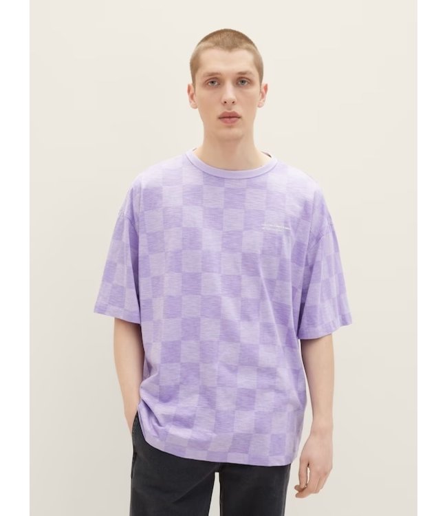 TOM TAILOR Oversized Checkered t-shirt