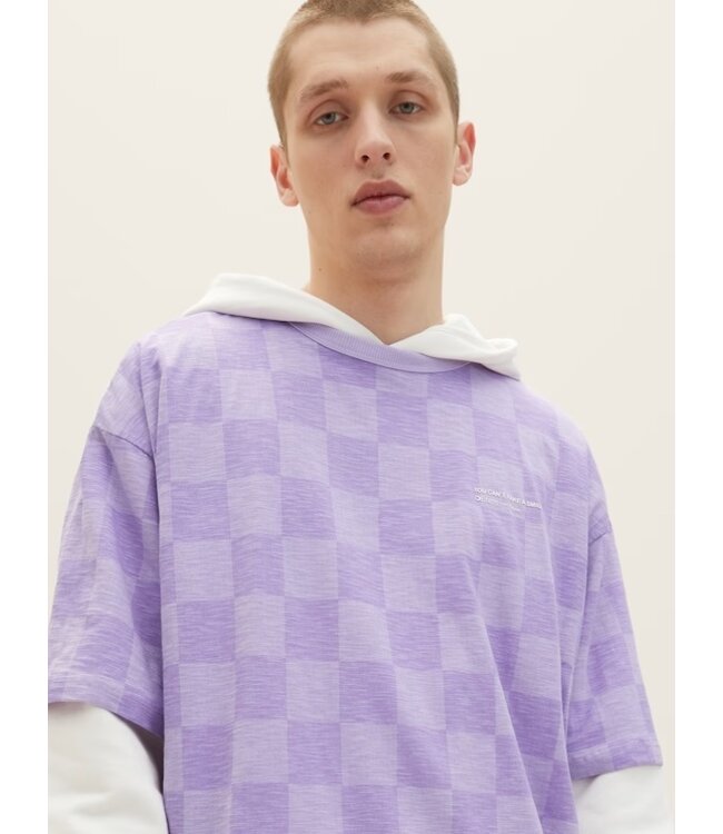 TOM TAILOR Oversized Checkered t-shirt