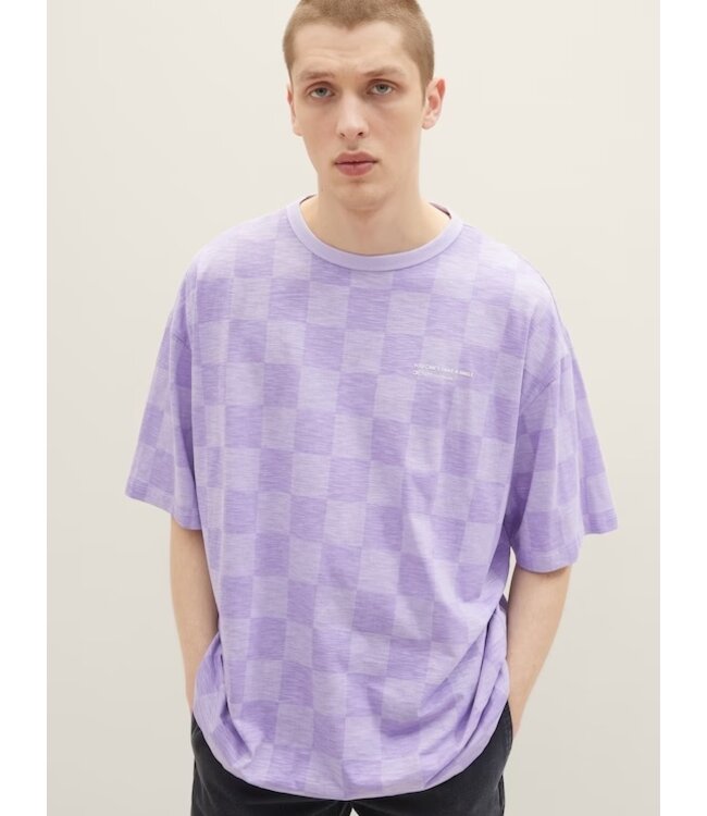 TOM TAILOR Oversized Checkered t-shirt
