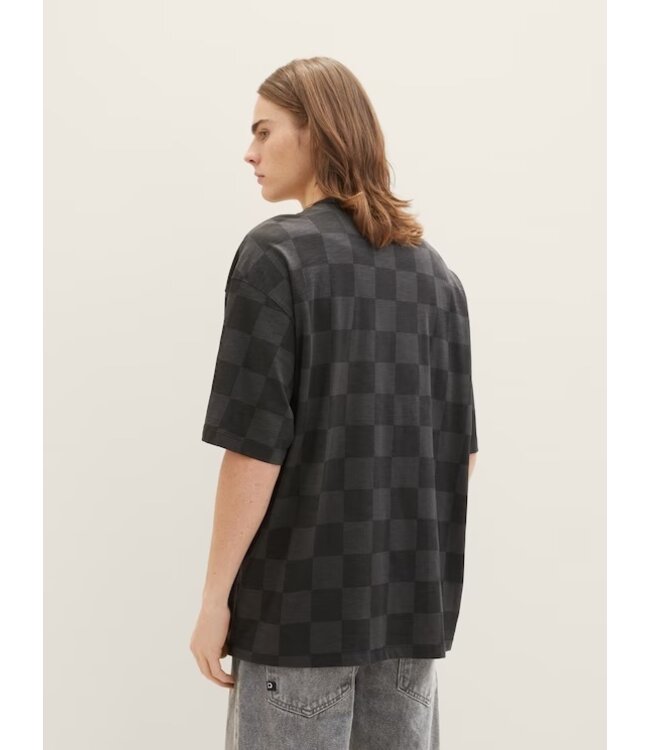 TOM TAILOR Oversized Checkered t-shirt