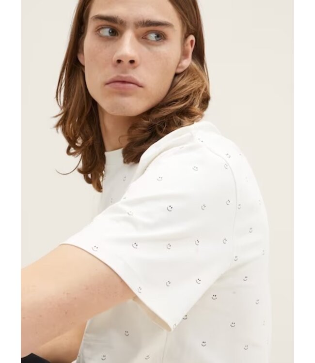 TOM TAILOR Allover Smiley printed t-shirt
