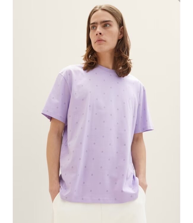 TOM TAILOR Allover Smiley printed t-shirt