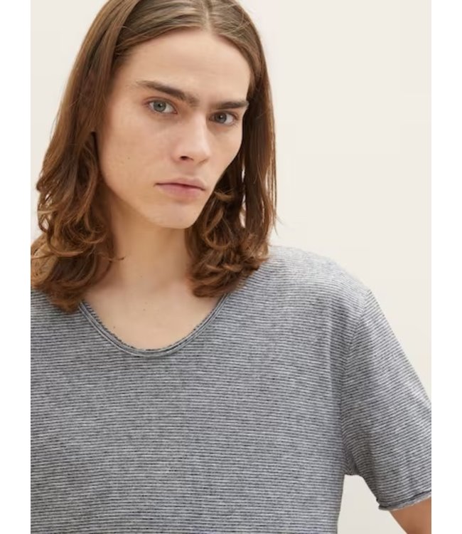 TOM TAILOR Fine Lined stripe T Shirt