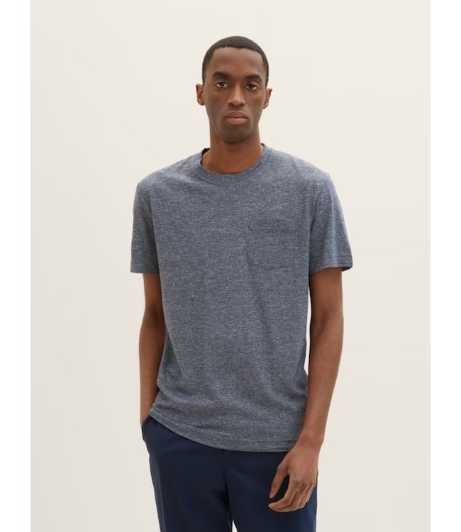 TOM TAILOR Dropped shoulder henley with pocket