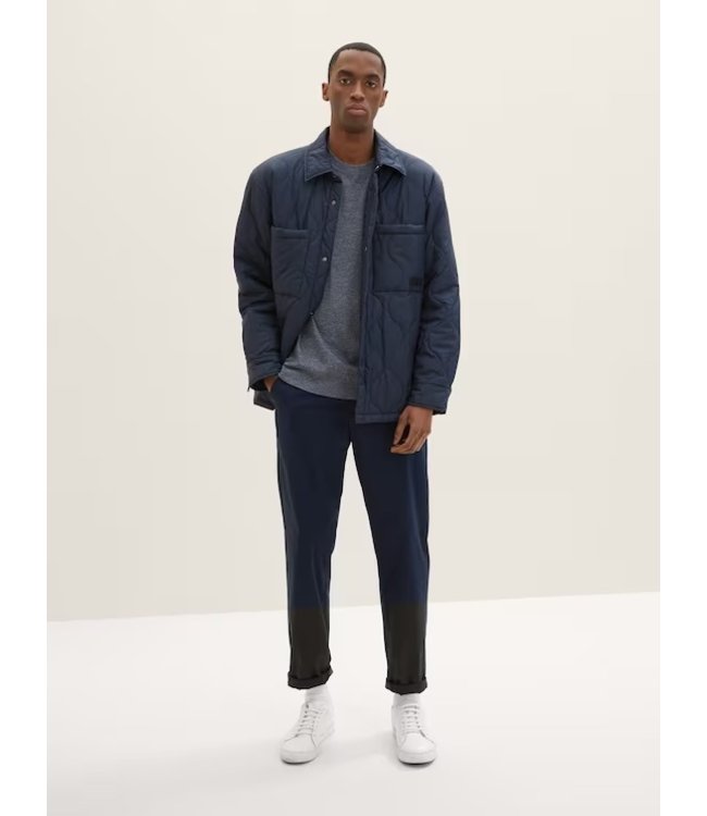 TOM TAILOR Dropped shoulder henley with pocket