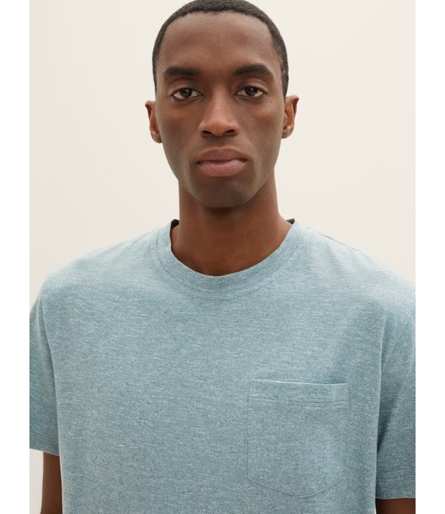 TOM TAILOR Dropped shoulder henley with pocket