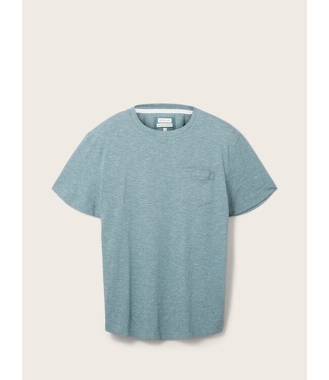 TOM TAILOR Dropped shoulder henley with pocket