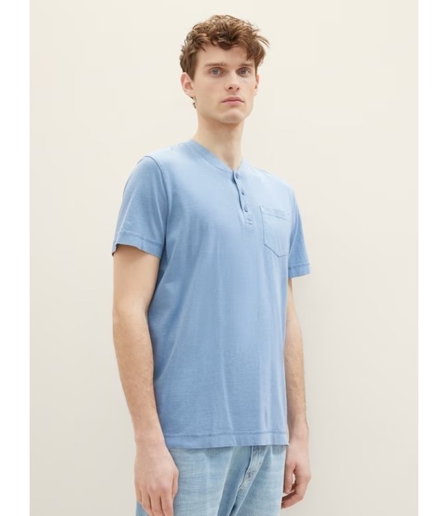 TOM TAILOR Washed Henley t-shirt