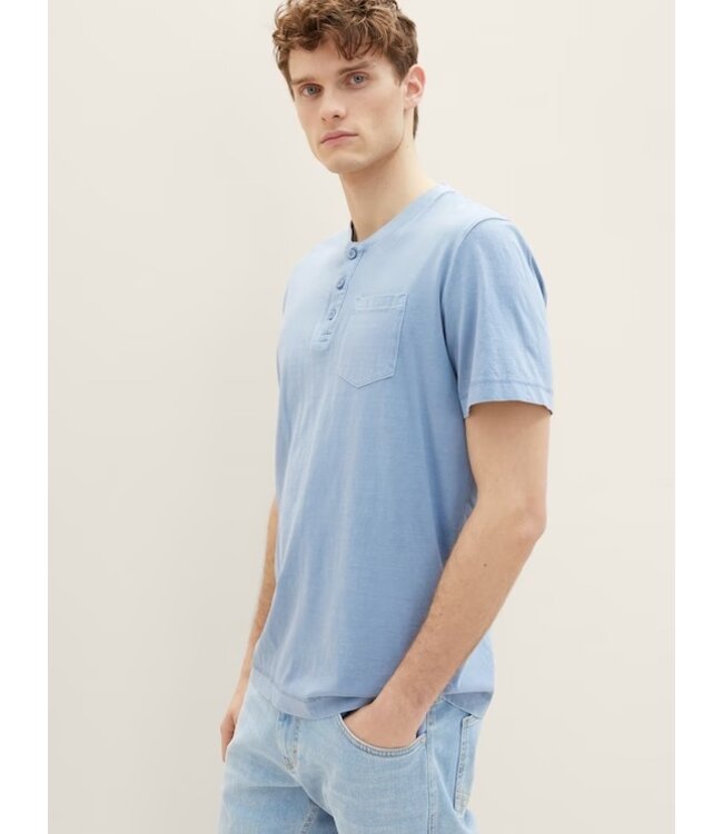 TOM TAILOR Washed Henley t-shirt