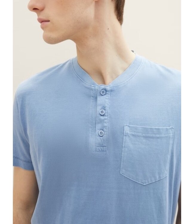 TOM TAILOR Washed Henley t-shirt
