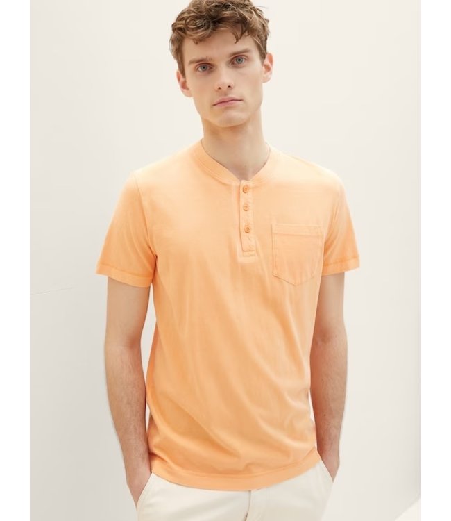 TOM TAILOR Washed Henley t-shirt