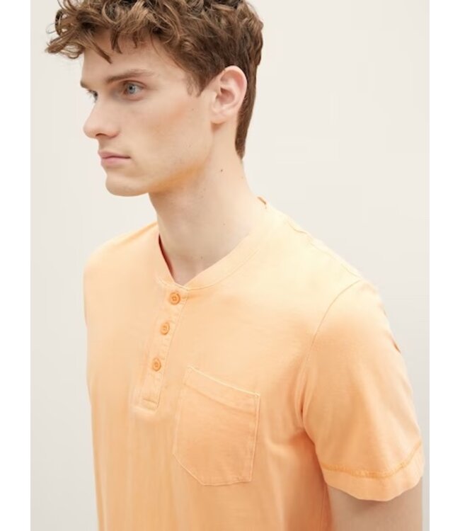 TOM TAILOR Washed Henley t-shirt