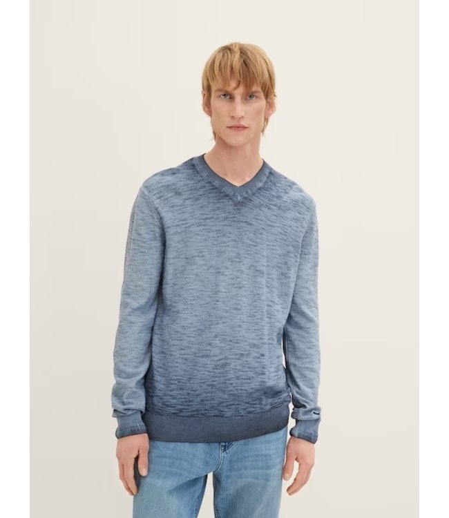 Tom Tailor Washed v-neck sweater