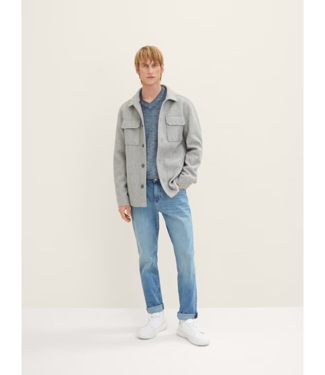 Tom Tailor Washed v-neck sweater