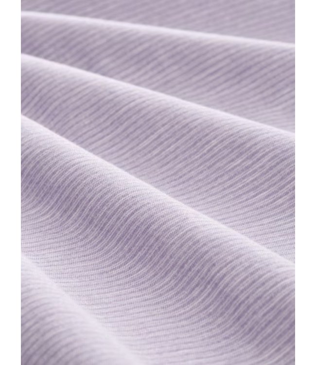 TOM TAILOR Striped long T-shirt lilac white fine stripe