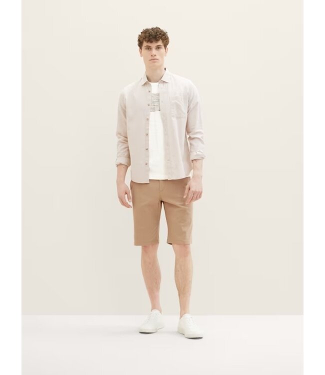 TOM TAILOR Chino Shorts in Bermuda Length