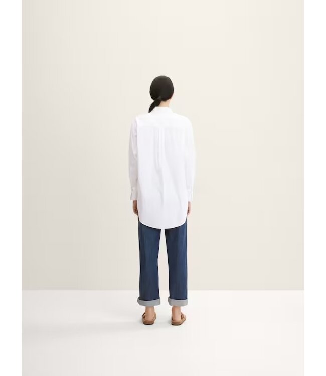 TOM TAILOR Long shirt with chest pocket
