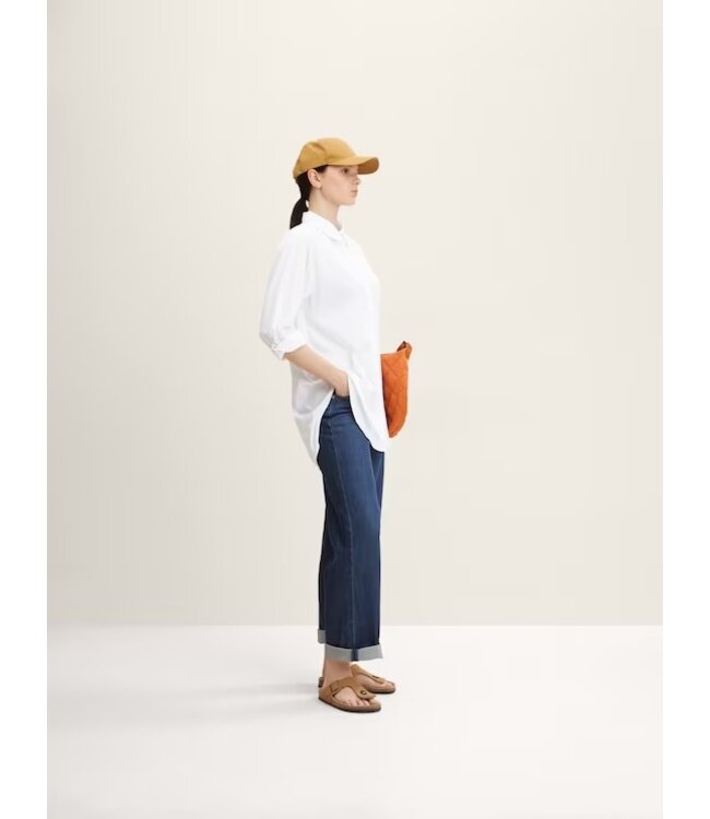 TOM TAILOR Long shirt with chest pocket