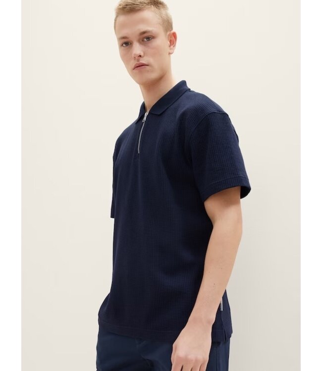 TOM TAILOR Polo shirt with a zipper