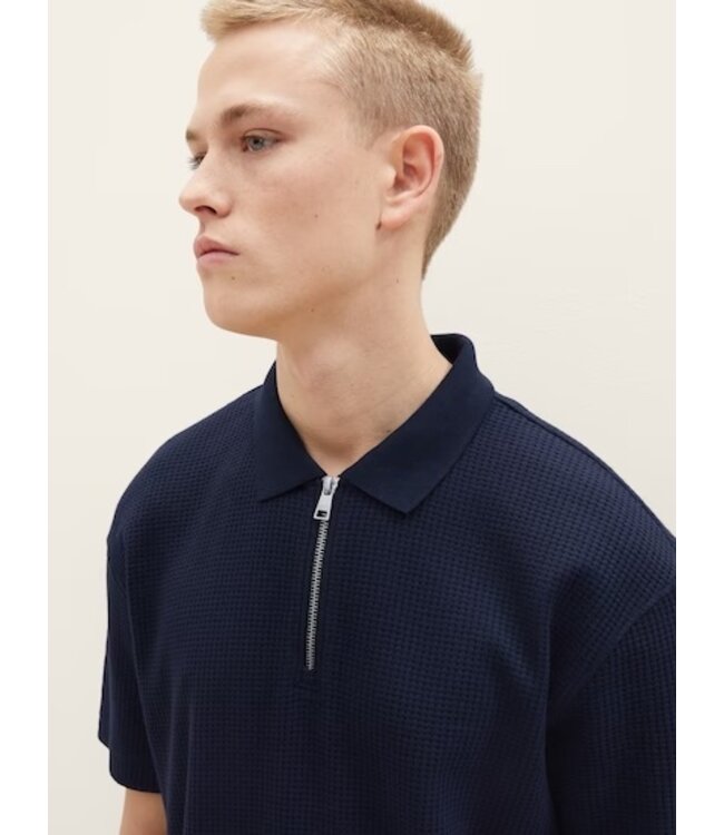 TOM TAILOR Polo shirt with a zipper