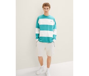 TOM TAILOR Oversized Sweatshirt Stripes