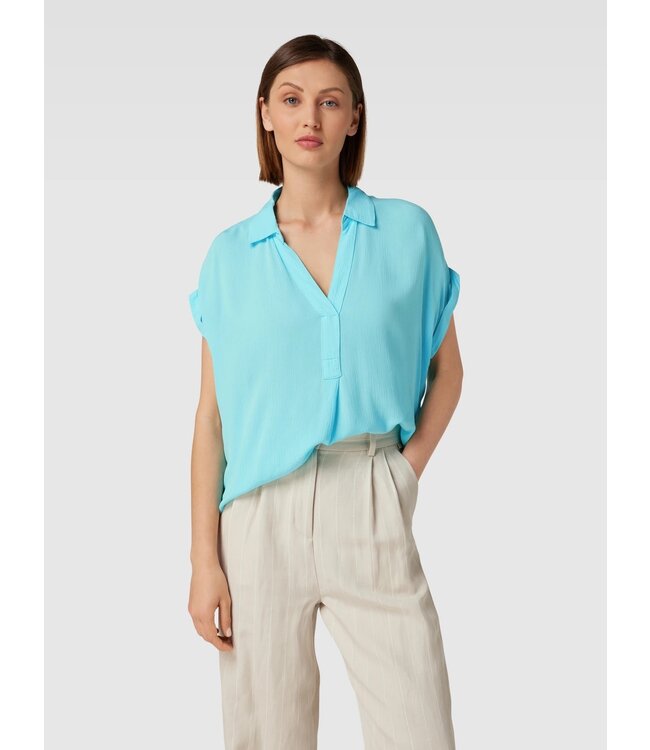 TOM TAILOR Crinkle Blouse Aqua