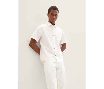 TOM TAILOR Short-sleeved shirt with a kent collar