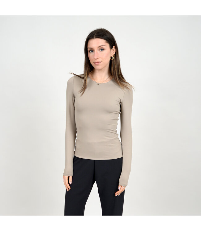 RD STYLE ROXI HIGH CREW NECK LONG SLEEVE TEE