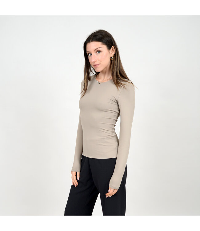 RD STYLE ROXI HIGH CREW NECK LONG SLEEVE TEE