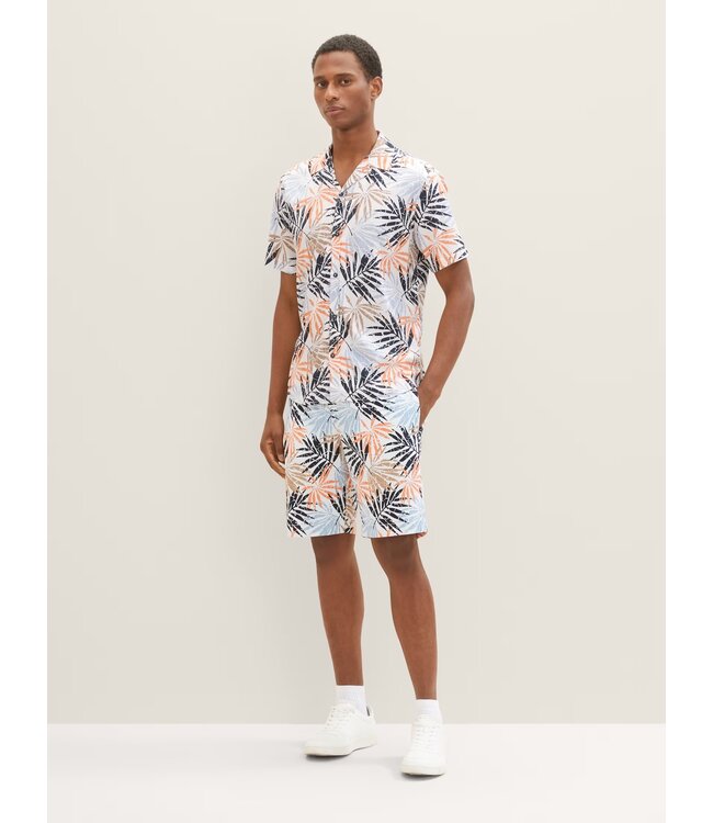 TOM TAILOR Patterned chino shorts