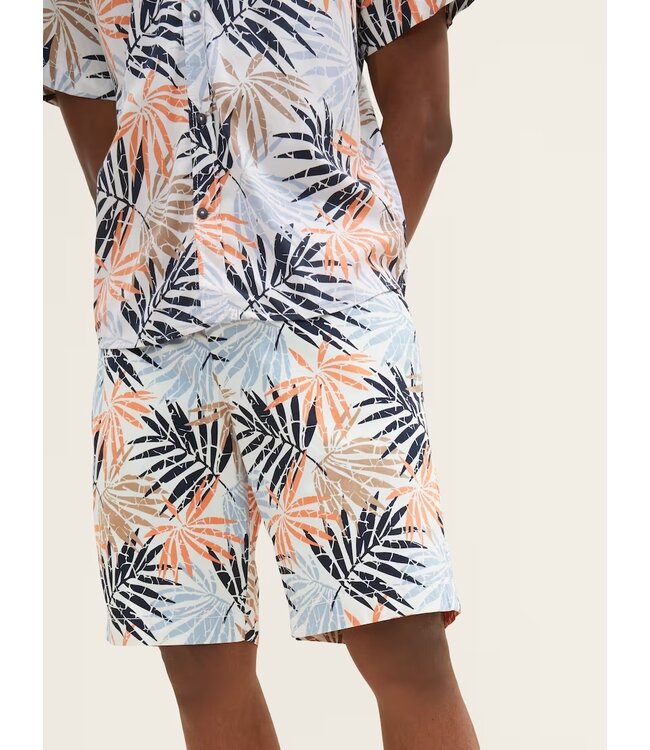 TOM TAILOR Patterned chino shorts