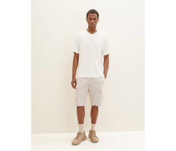 TOM TAILOR Cargo shorts with a belt