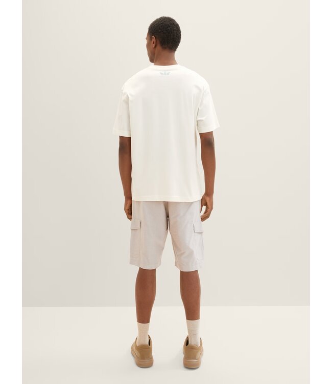 TOM TAILOR Cargo shorts with a belt