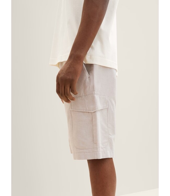 TOM TAILOR Cargo shorts with a belt