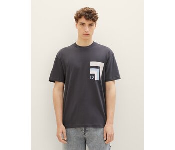 TOM TAILOR  Relaxed Printed T Shirt