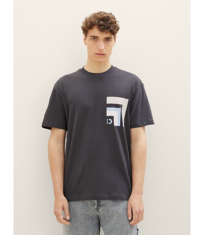 TOM TAILOR  Relaxed Printed T Shirt