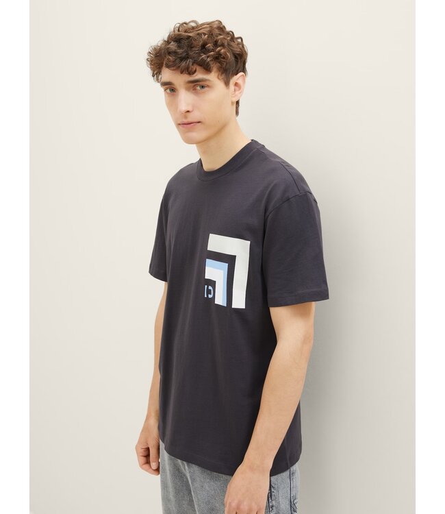 TOM TAILOR  Relaxed Printed T Shirt