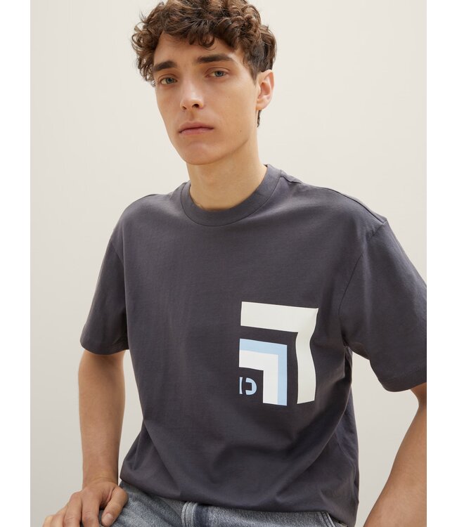 TOM TAILOR  Relaxed Printed T Shirt