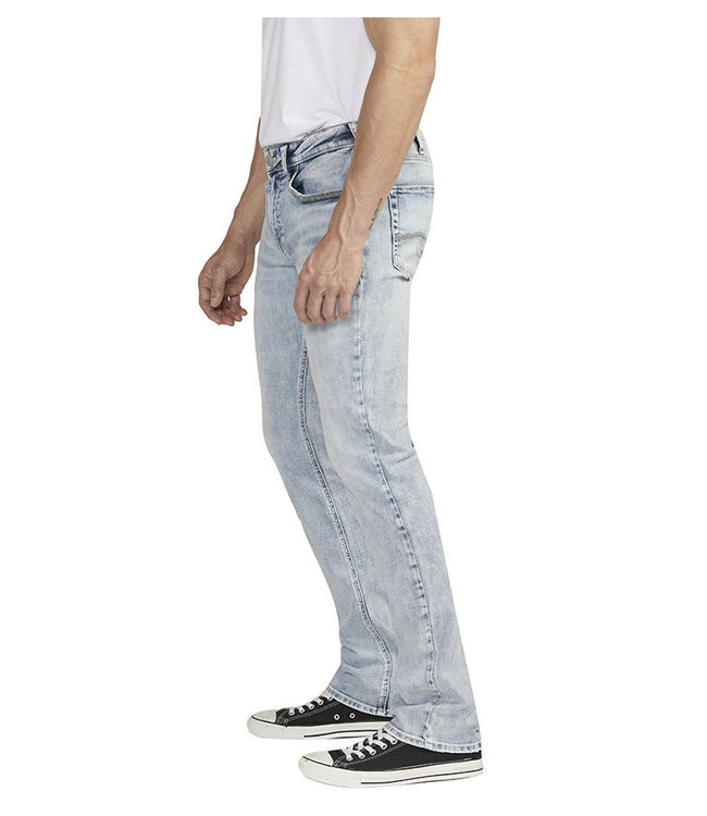 Silver Jeans Allan Slim Fit Straight Leg Light Indigo