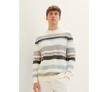 TOM TAILOR Striped knitted sweater