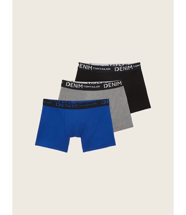 TOM TAILOR Boxer shorts in a pack of three