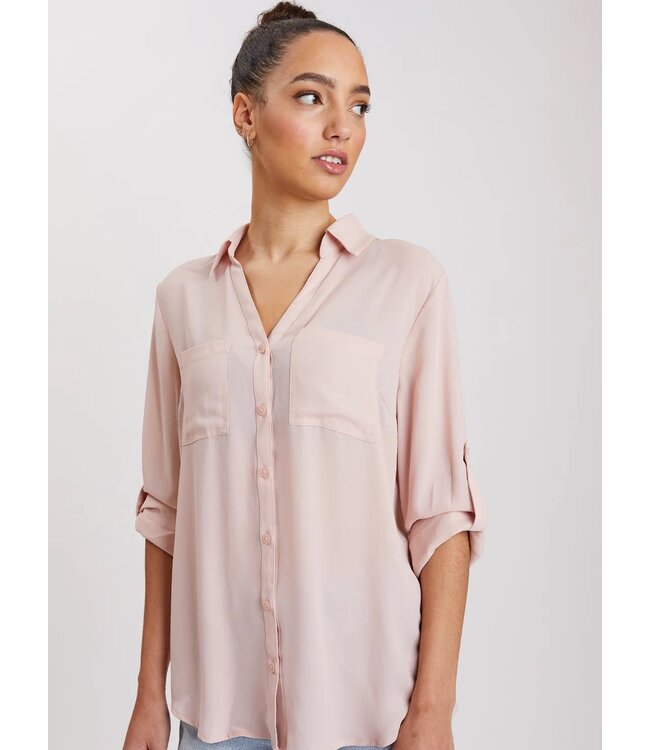 POINT ZERO BLOUSE WITH  PATCH POCKETS