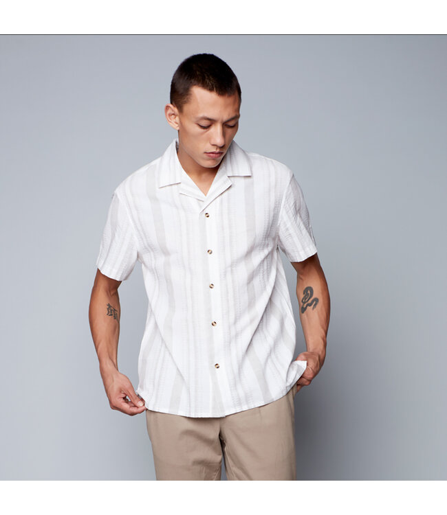 Hedge MENS SHORT SLEEVES BUTTON UP