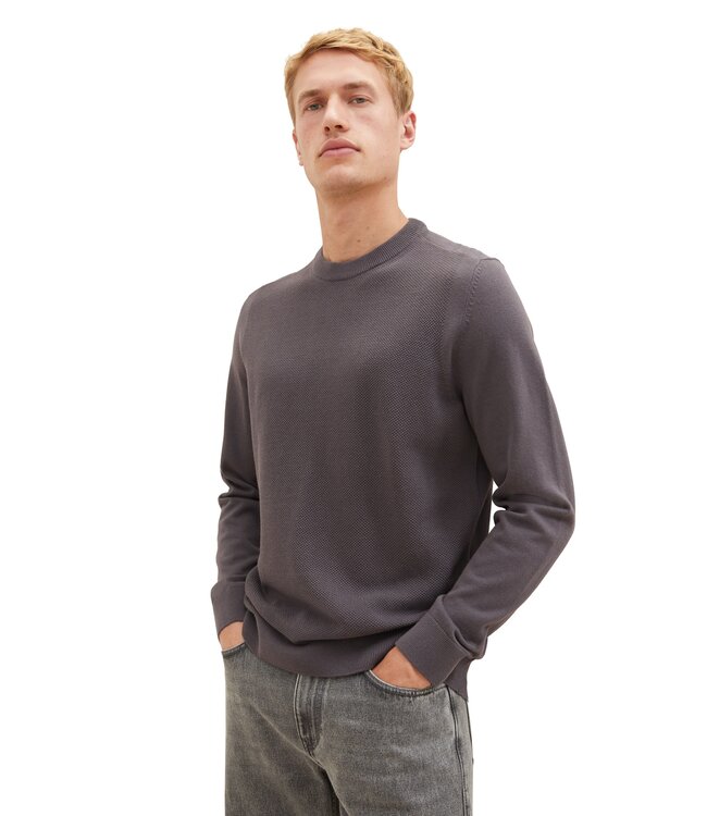 TOM TAILOR Long-sleeved Round Neck Sweater