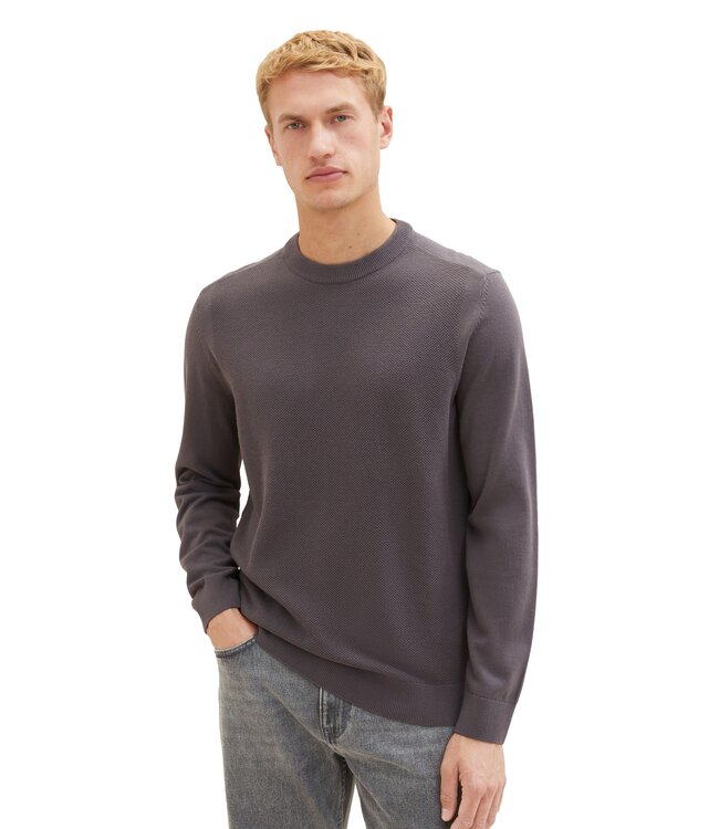 TOM TAILOR Long-sleeved Round Neck Sweater