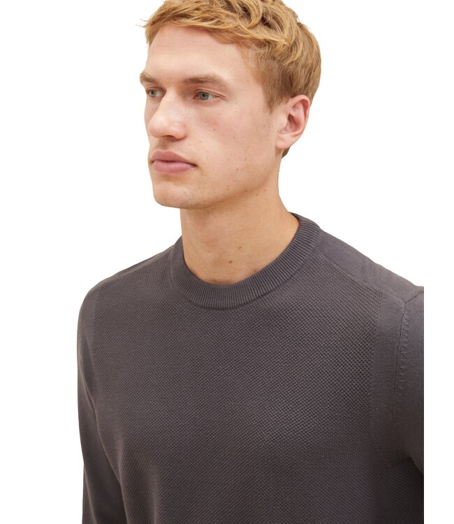 TOM TAILOR Long-sleeved Round Neck Sweater