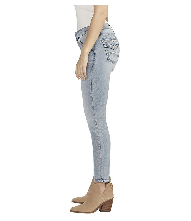 Silver Jeans Elyse Mid Rise Skinny Jeans